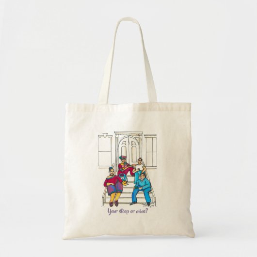 Stoop Stories Canvas tas (Voorkant)