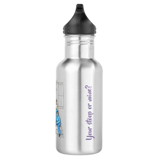 Stoop Stories Waterfles (Roestvrij staal, 18oz) Waterfles (Rechts)