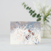 Stoopendaal - Bullfinches, kunstschilderij Briefkaart (Staand voorkant)