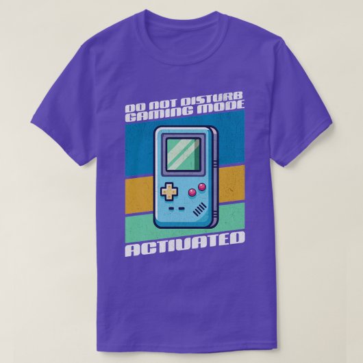 Stoor de gamemodus niet actief t-shirt (Design voorkant)