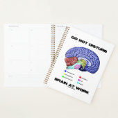 Stoor de hersenen niet op het werk Anatomisch advi Planner (Display)