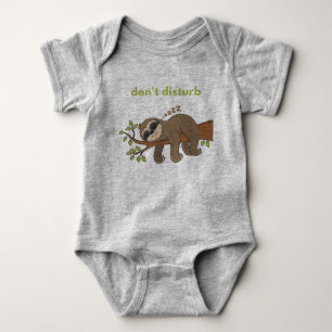 Stoor de luiaard baby-body'tje niet romper