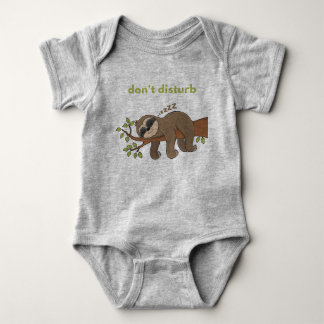 Stoor de luiaard baby-body'tje niet romper