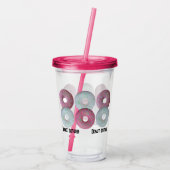 Stoor je niet! acryl drinkbeker (Achterkant)