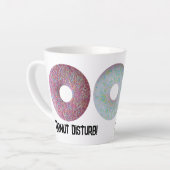 Stoor je niet! latte mok (Linkerhoek)