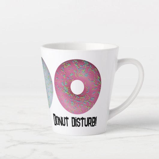 Stoor je niet! latte mok (Rechts)