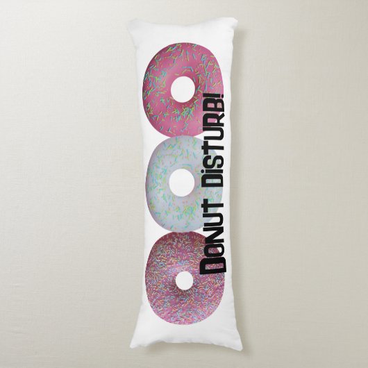 Stoor je niet! lichaamskussen (Voorkant Verticaal)