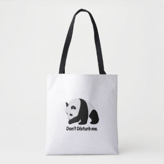 Stoor Me Niet Leuke Panda Beer Schouder Tote Tas
