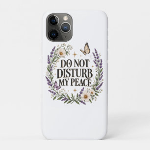 Stoor Mijn Vrede Niet Bloemige Botanische Zelfzorg Case-Mate iPhone Case