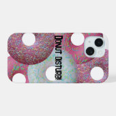 Stoor niet! iPhone 15 case (Achterkant horizontaal)