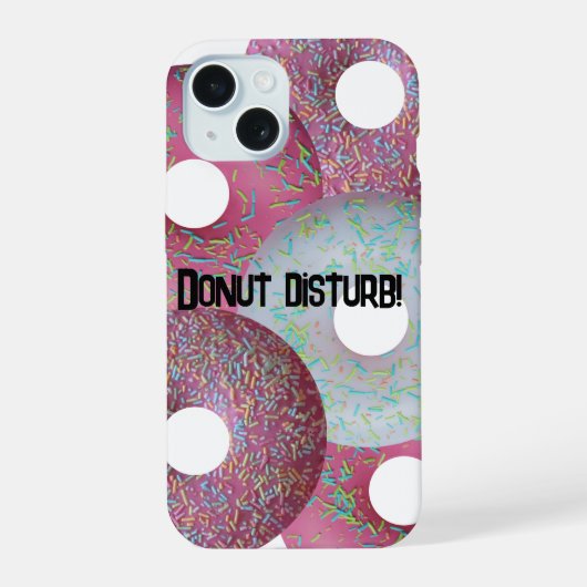 Stoor niet! iPhone 15 case (Achterkant)
