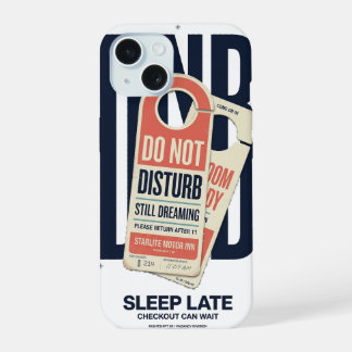 Stoor Niet Retro Motel NIGHTSHIFT 90 iPhone 15 Case