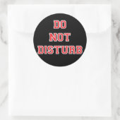 Stoor niet ronde sticker (Tas)