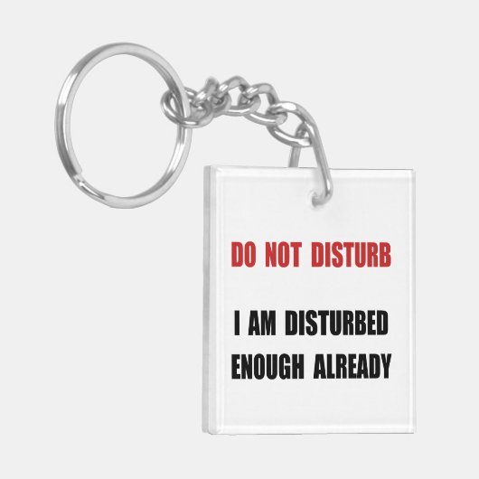 Stoor niet sleutelhanger (Voorkant Links)