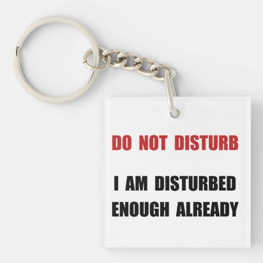 Stoor niet sleutelhanger (Voorkant)