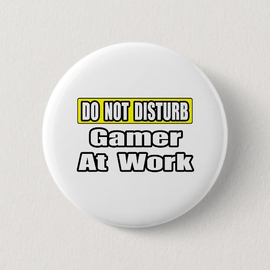 Stoor niet...spel op het werk ronde button 5,7 cm (Voorkant)