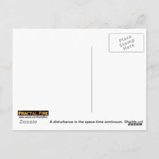 Stoornis Briefkaart (Achterkant)