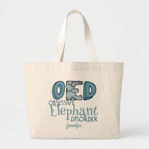 Stoornis met obsessief eiwit grote tote bag