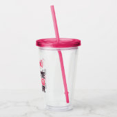 Stoornis met obsessief Flamingo Acryl Drinkbeker (Links)