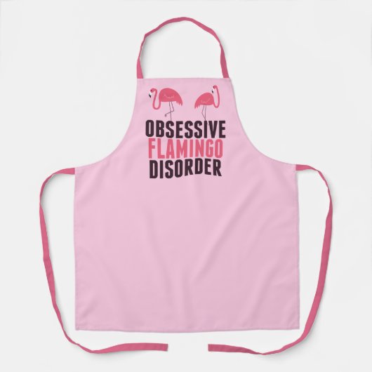 Stoornis met obsessief Flamingo Schort (Voorkant)