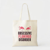 Stoornis met obsessief Flamingo Tote Bag (Voorkant)
