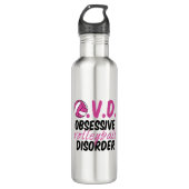 Stoornis met obsessief volleybal waterfles  (Voorkant)