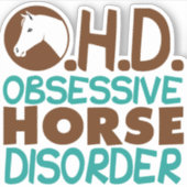 Stoornissen bij passief gedrag sticker (Voorkant)