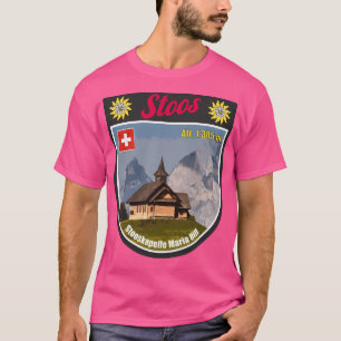 Stoos Chapel Souvenir Morschach Zwitserland T-shirt