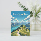 Stoos Zwitserland Briefkaart (Staand voorkant)