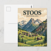 Stoos Zwitserland Briefkaart (Voorkant / Achterkant)