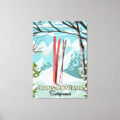 Stoos Zwitserland Canvas afdrukken (Voorkant)