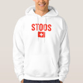STOOS Zwitserland Vlag Hoodie (Voorkant)