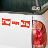 Stop AAPI Asian Hate Bumpersticker (Op Truck)