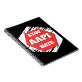 Stop AAPI Haat Rechthoekig Notitieboek (Rechterzijde)