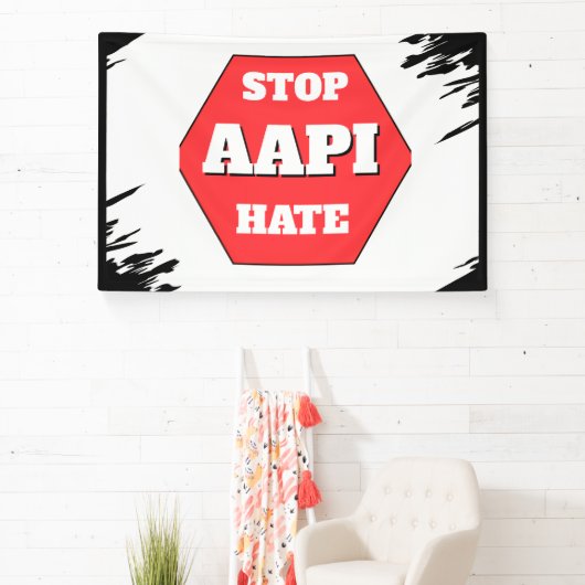 Stop AAPI Haat  Spandoek (Insitu)