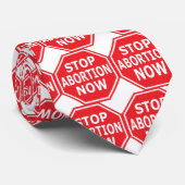 Stop Abortus nu Stropdas (Opgerold)