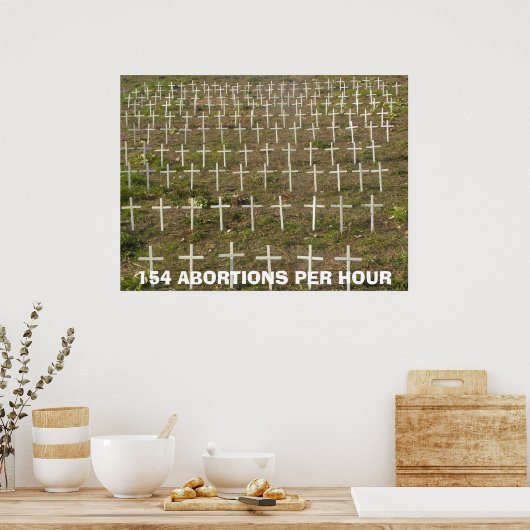 Stop abortus poster (Keuken)