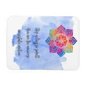 Stop Actief de Kleine Waterverf van het Citaat van Magneet (Horizontaal)