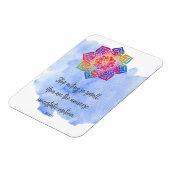 Stop Actief de Kleine Waterverf van het Citaat van Magneet (Linkerzijde)