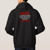 STOP AFRIKANER GENOCIDE HOODIE (Achterkant)