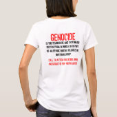 STOP AFRIKANER GENOCIDE T-SHIRT (Achterkant)