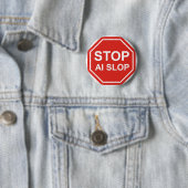 Stop AI-bende Ronde Button 5,7 Cm (In situ)