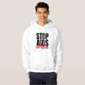Stop aids: Bekijk de tests Hoodie (Voorkant volledig)