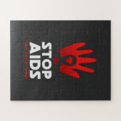 Stop aids legpuzzel (Horizontaal)