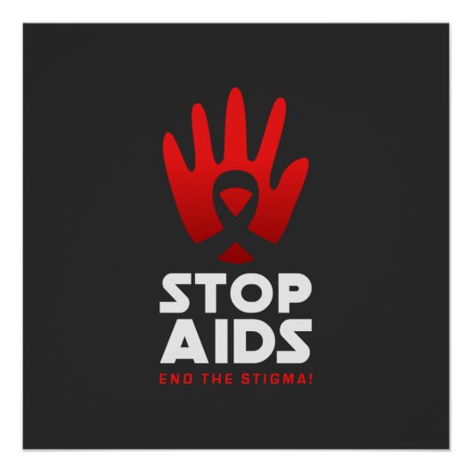 Stop aids perfect poster (Voorkant)