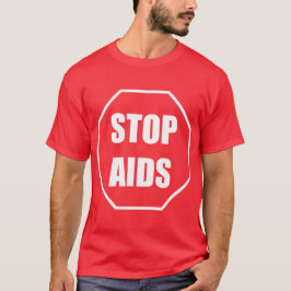 Stop AIDS Red Tshirt