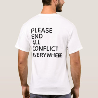 STOP ALLE CONFLICTEN OVERAL T-Shirt
