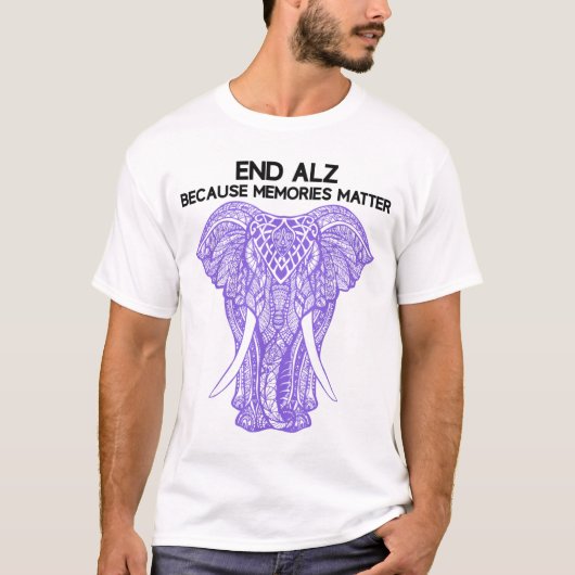 STOP ALZ omdat herinneringen belangrijk zijn voor T-shirt (Voorkant)