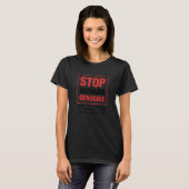 Stop Amhara Genocide 1 T-shirt (Voorkant volledig)