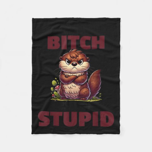 Stop Asking Why I'm A Btch I Don't Ask Why You're  Fleece Deken (Voorkant)